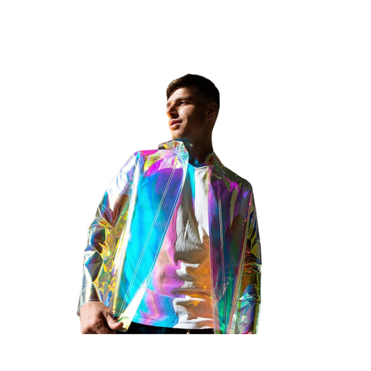 Iridescent Vinyl Jacket