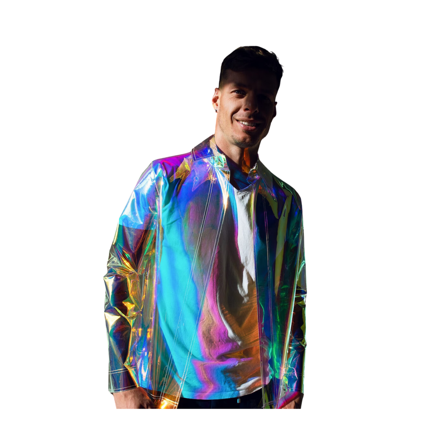 Iridescent Vinyl Jacket