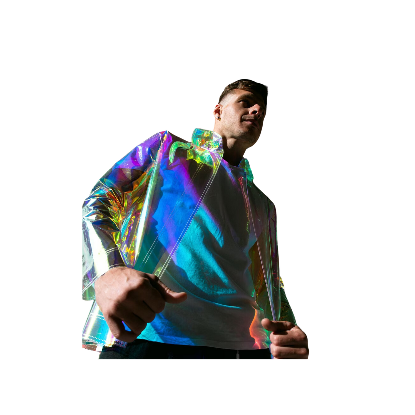 Iridescent Vinyl Jacket